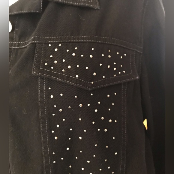 Quaker Factory Women’s Western Style Rhinestone Long Sleeve Shirt Size Large - Picture 4 of 6